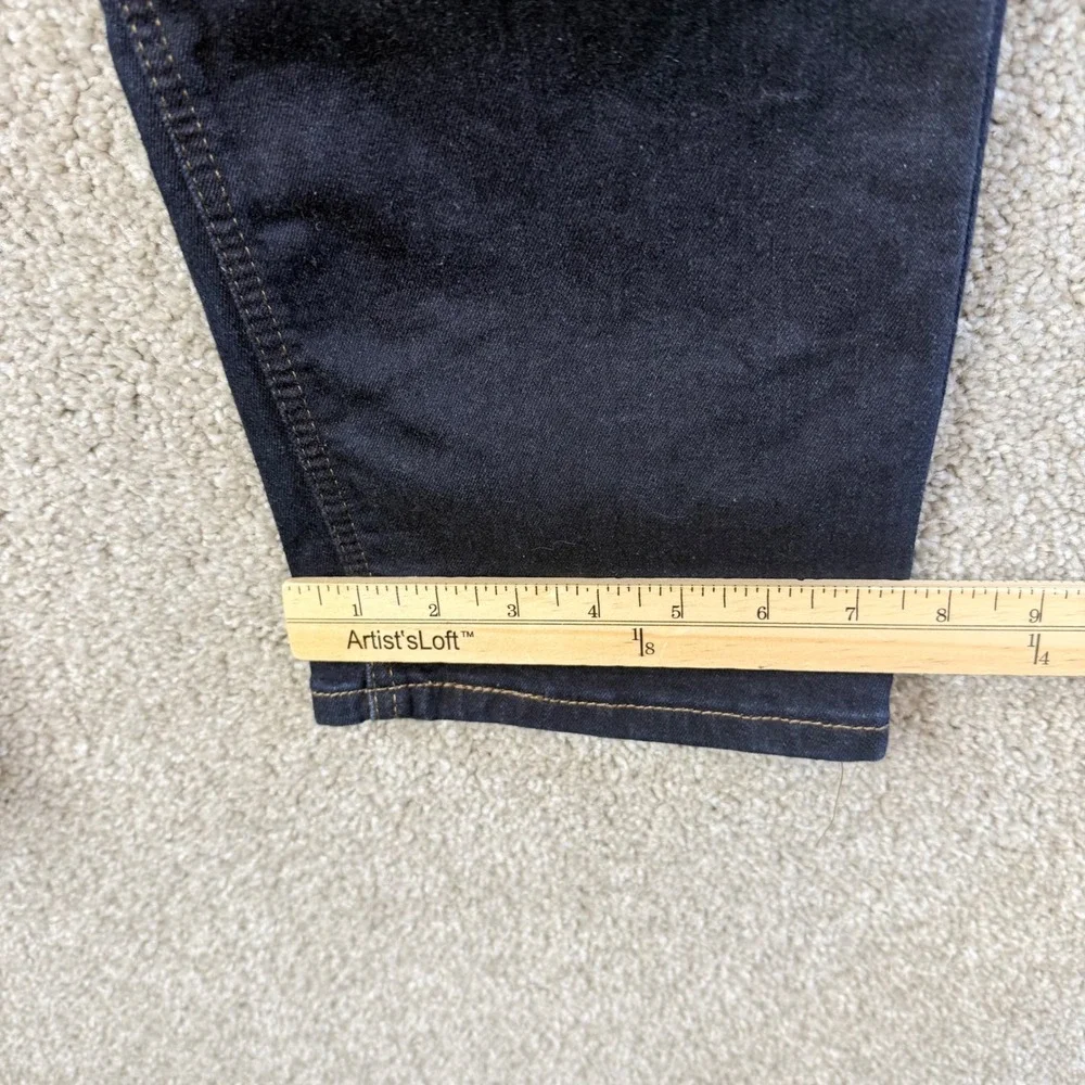 Levis 502 Taper Mens Jeans 38x30 Dark Indigo WaterLess Stretch NEW